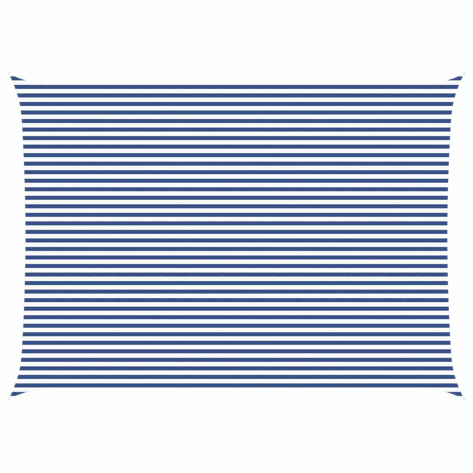 Zonneschaduwzeil Blauw en Wit 7 x 5 m 100% Polyester Oxford