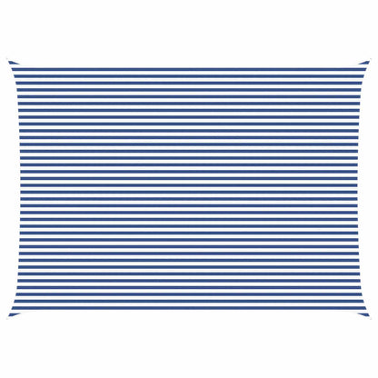 Zonneschaduwzeil Blauw en Wit 7 x 5 m 100% Polyester Oxford