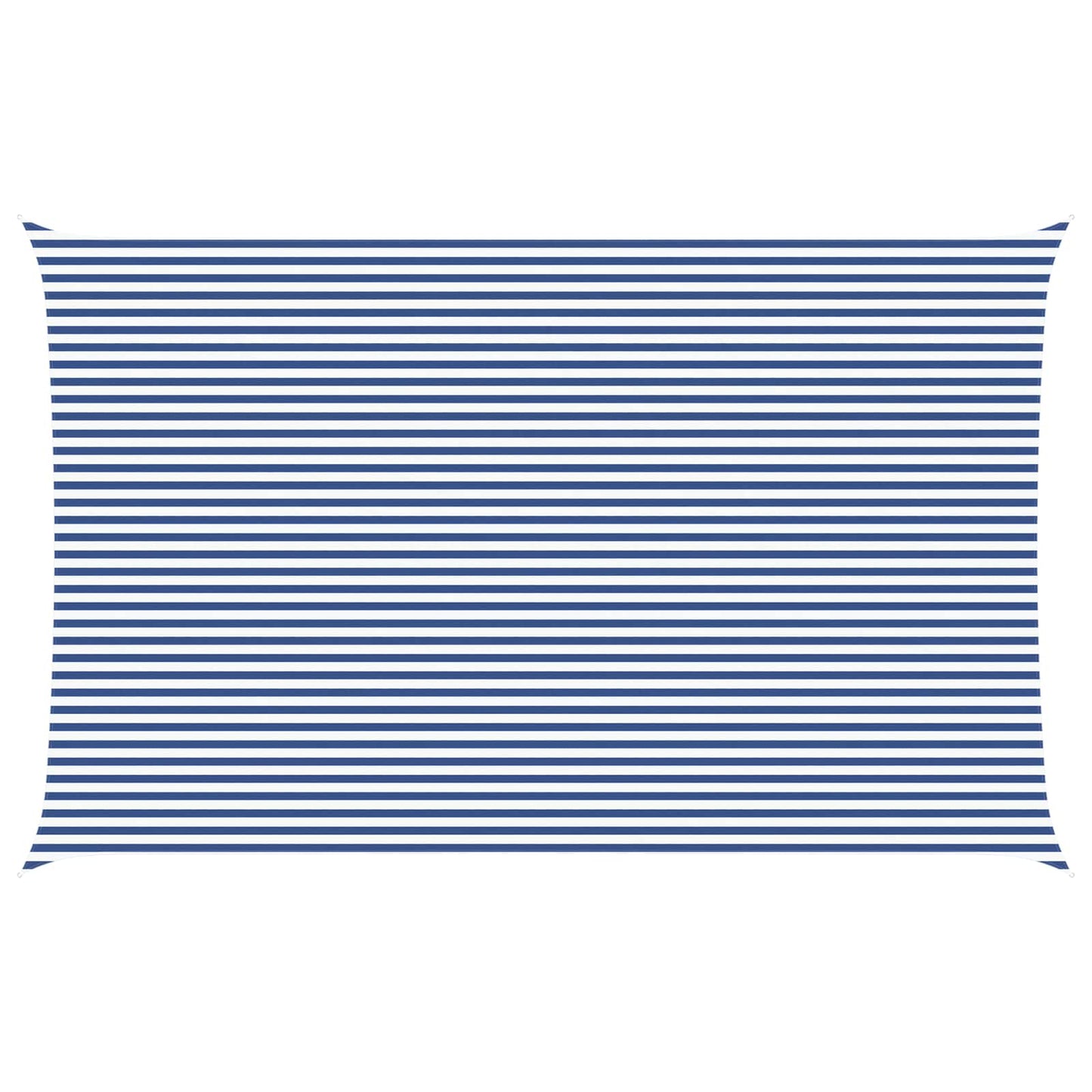 Zonneschaduwzeil Blauw en Wit 8 x 5 m 100% Polyester Oxford