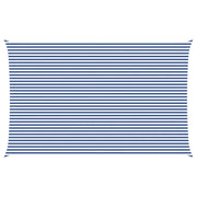 Zonnescherm 8 x 5 m blauw wit polyester