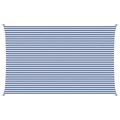 Zonneschaduwzeil Blauw en Wit 8 x 5 m 100% Polyester Oxford