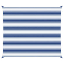 Zonnezeil Blauw en Wit 7 x 6 m 100% Polyester Oxford