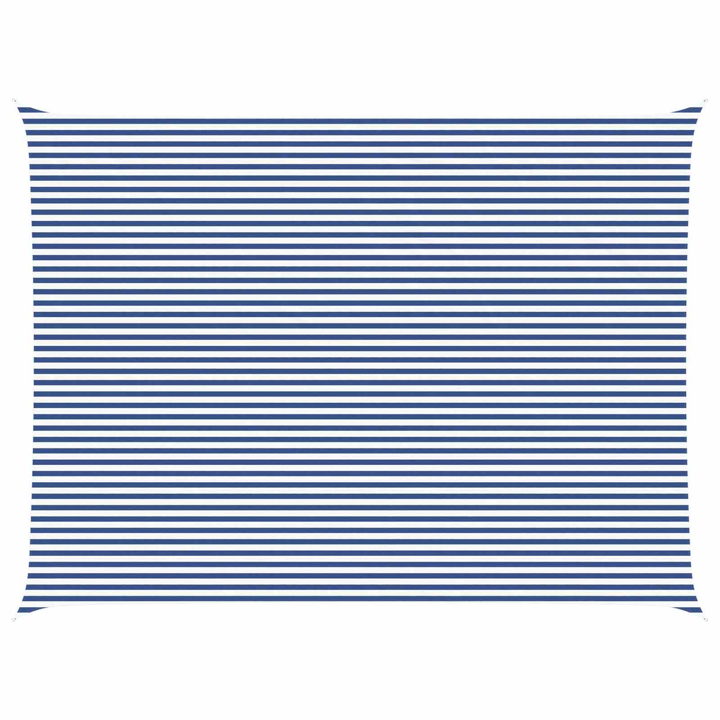Zonneschaduwzeil Blauw en Wit 8 x 6 m 100% Polyester Oxford