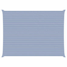 Zonneschaduwzeil Blauw en Wit 8 x 6 m 100% Polyester Oxford