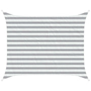 Sun Shade Sail Light grey and white. 2 x 2.5 m