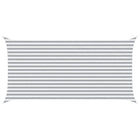 Schaduwdoek 5 x 2,5 m lichtgrijs wit
