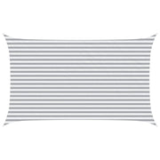 Sun Shade Sail Light Grey and white. 5 x 3 m