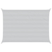Zonneschaduwzeil Lichtgrijs en wit. 5 × 3,5 m