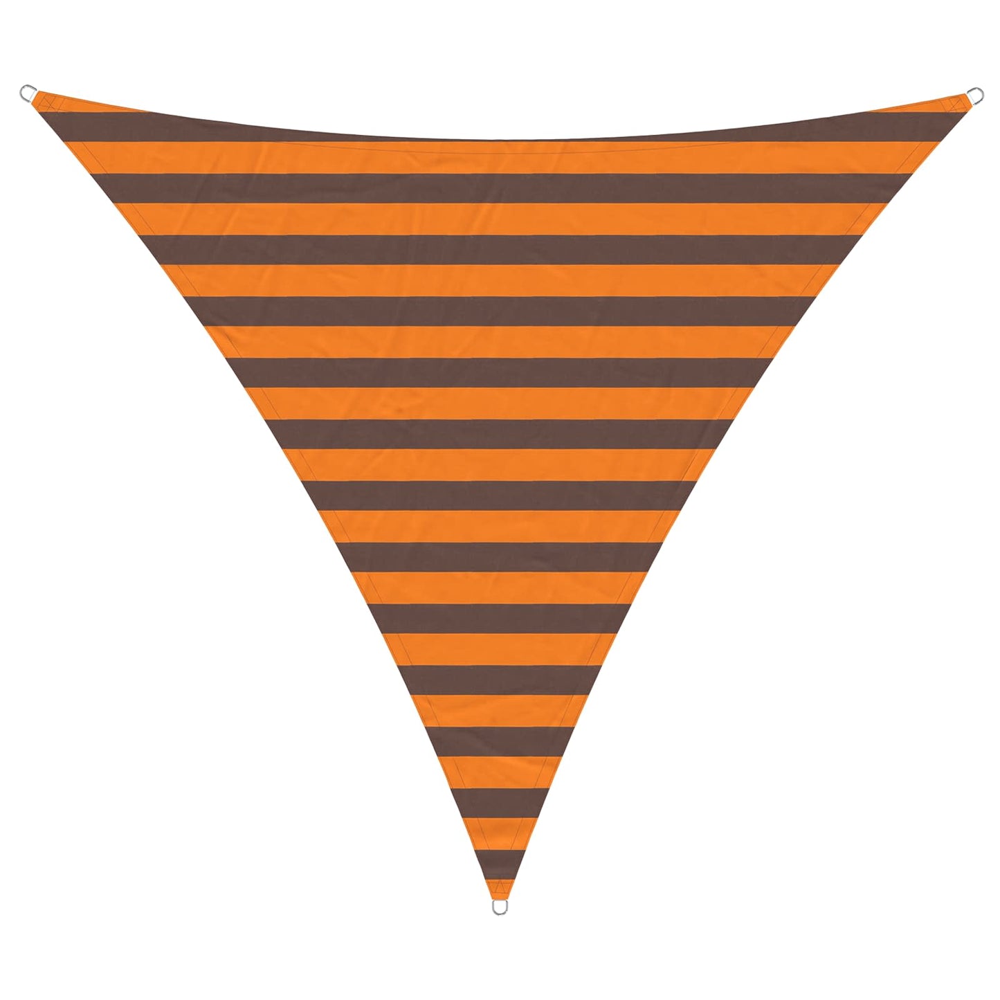 Zonneschaduwzeil Oranje en Bruin 2 x 2 x 2 m