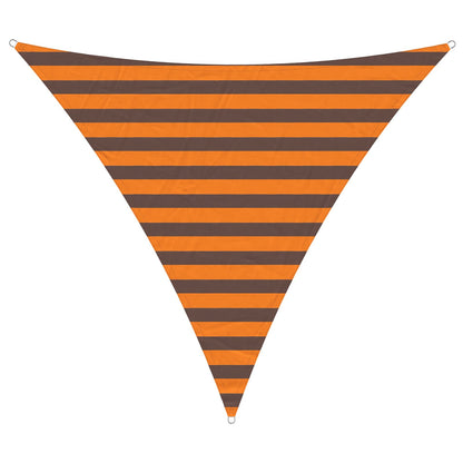 Zonneschaduwzeil Oranje en Bruin 2 x 2 x 2 m
