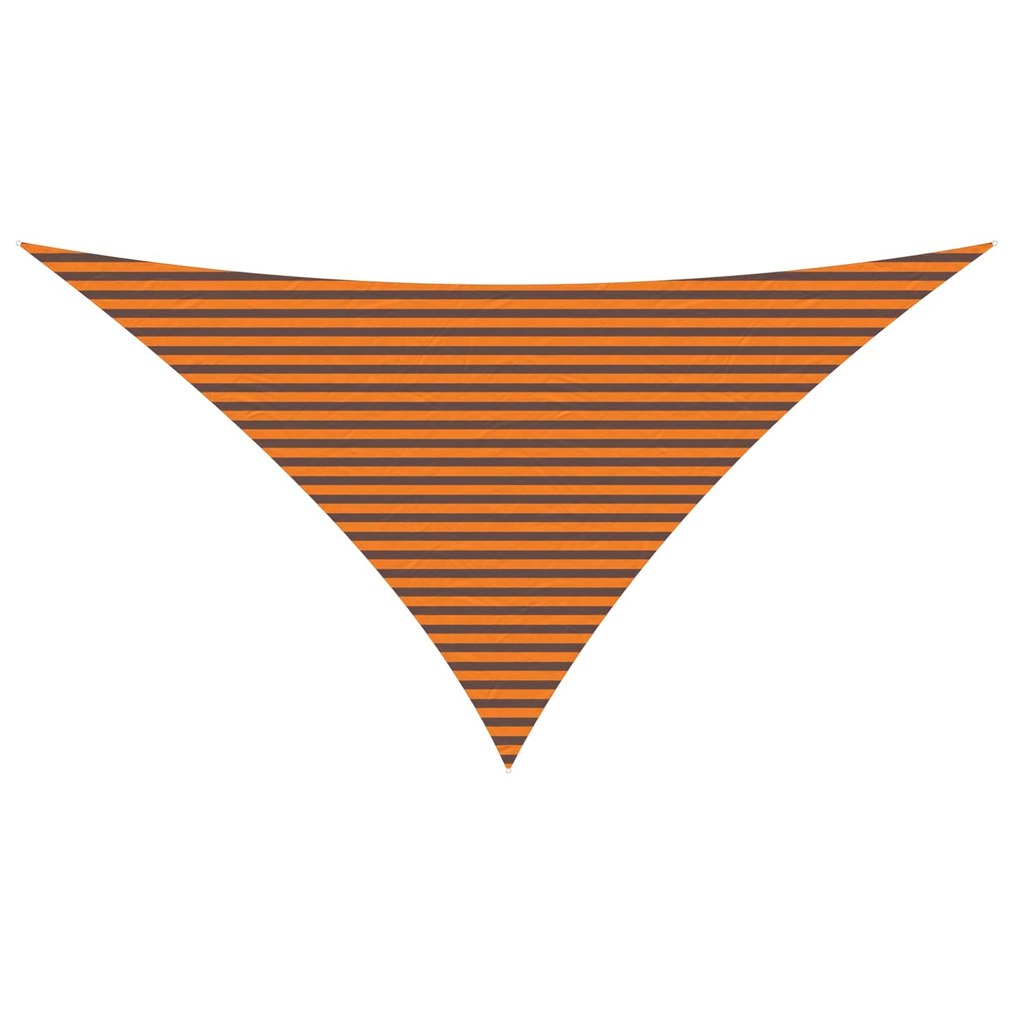 Zonneschaduwzeil Oranje en Bruin 7 x 5 x 5 m