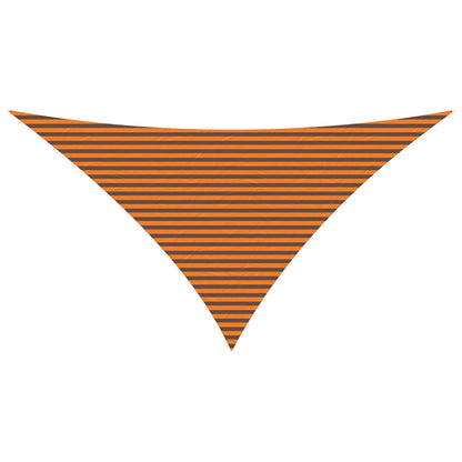 Zonneschaduwzeil Oranje en Bruin 7 x 5 x 5 m