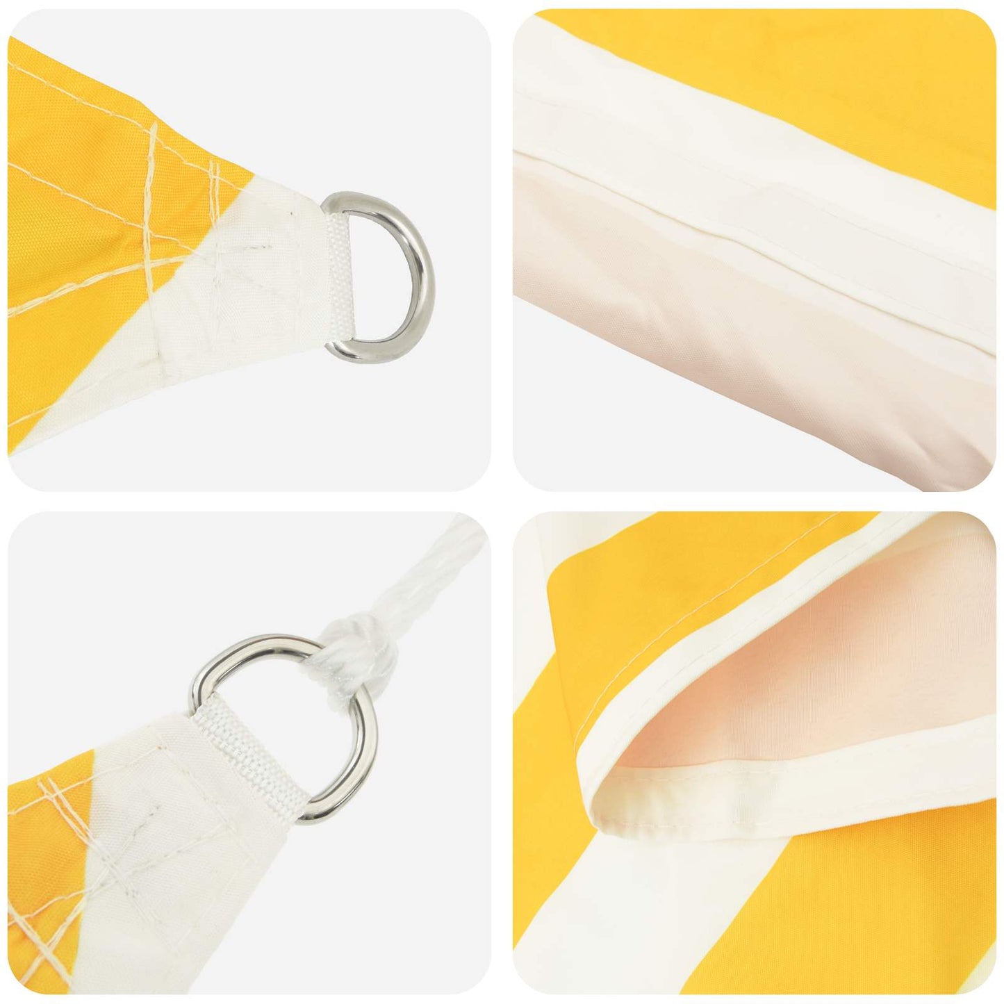 Zonneschaduwzeil 3 x 3 x 4,24 m 100% Polyester Oxford