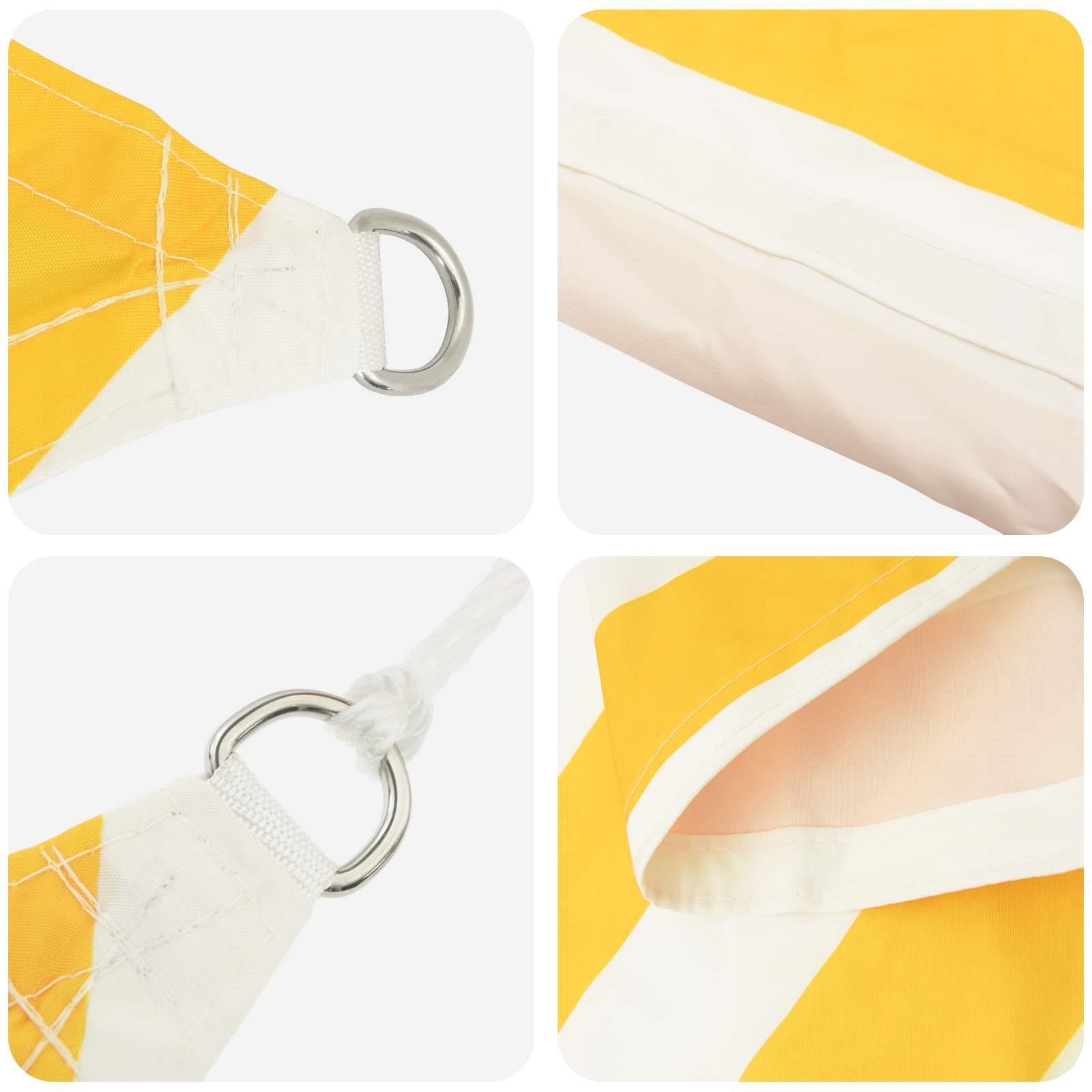 Zonneschaduwzeil 3 x 3 x 4,24 m 100% Polyester Oxford