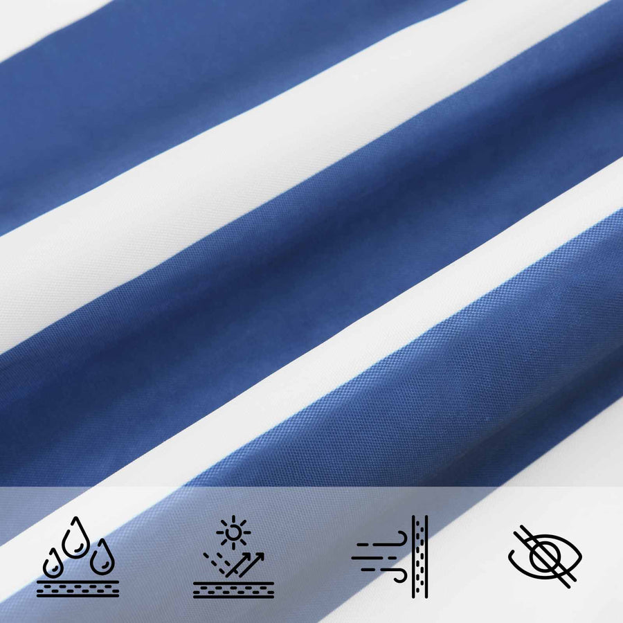 Buiten Zonneschaduwzeil 4 x 4 x 4 m 100% Polyester Oxford