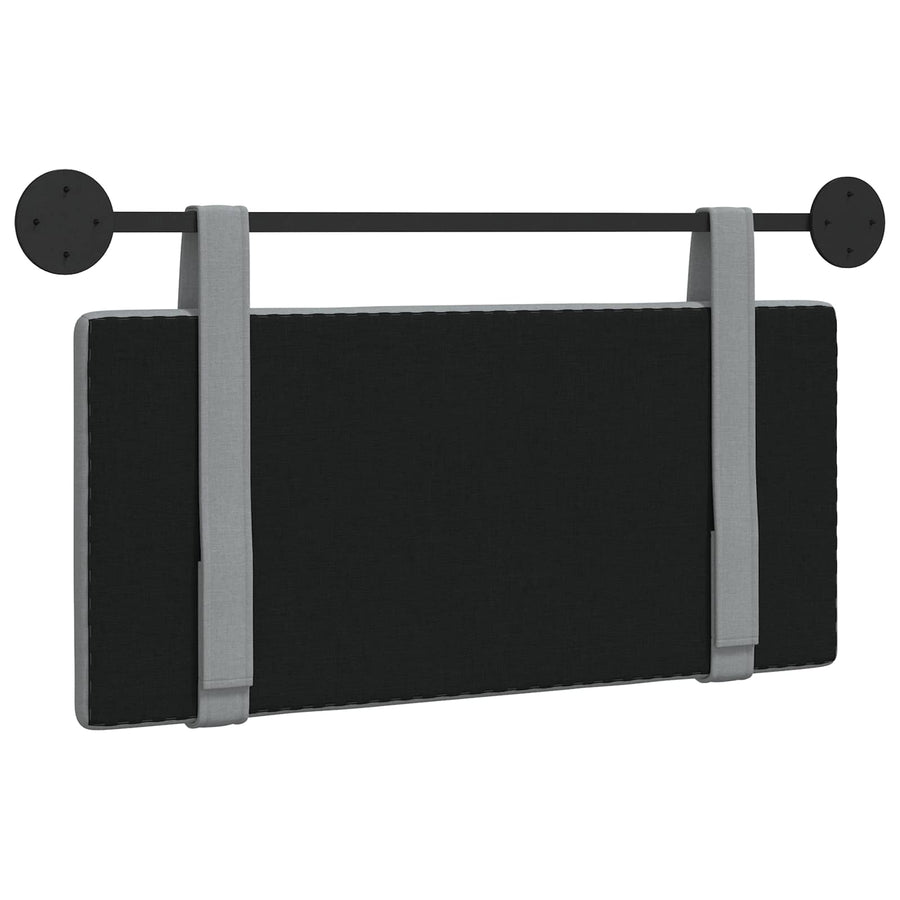 Hangend Hoofdeinde Effen Lichtgrijs 90 x 55 x 5 cm Stof