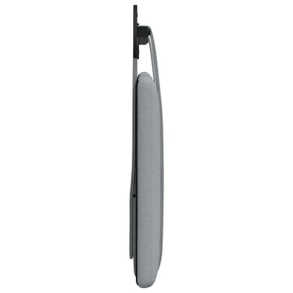 Hangend Hoofdeinde Effen Lichtgrijs 90 x 55 x 5 cm Stof