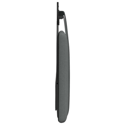 Hangend Hoofdeinde Effen Donkergrijs 90 x 55 x 5 cm Stof