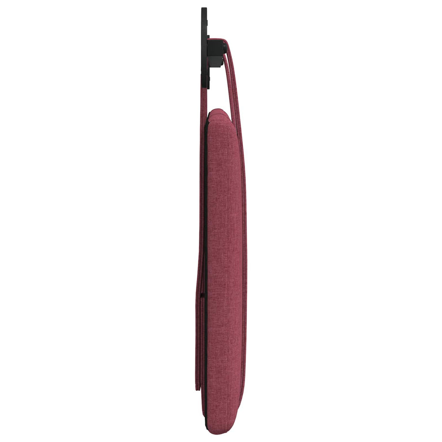 Hangend Hoofdeinde Wandgemonteerd Wijnrood 90 x 55 x 5 cm Stof