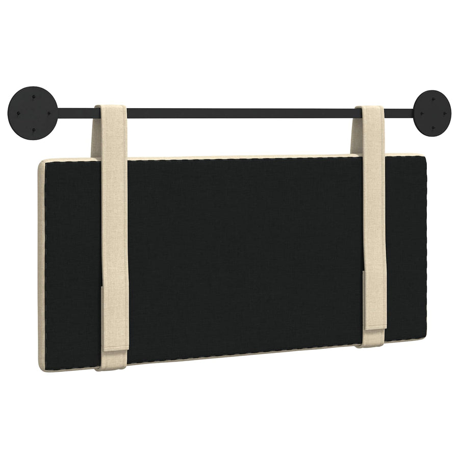 Hangend Hoofdeinde Wandgemonteerd Crème 90 x 55 x 5 cm Stof