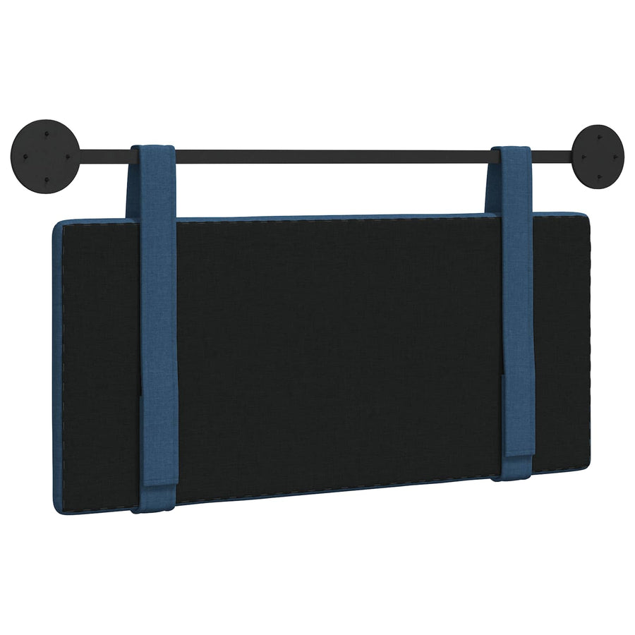 Hangend Hoofdeinde Wandgemonteerd Blauw 90 x 55 x 5 cm Stof