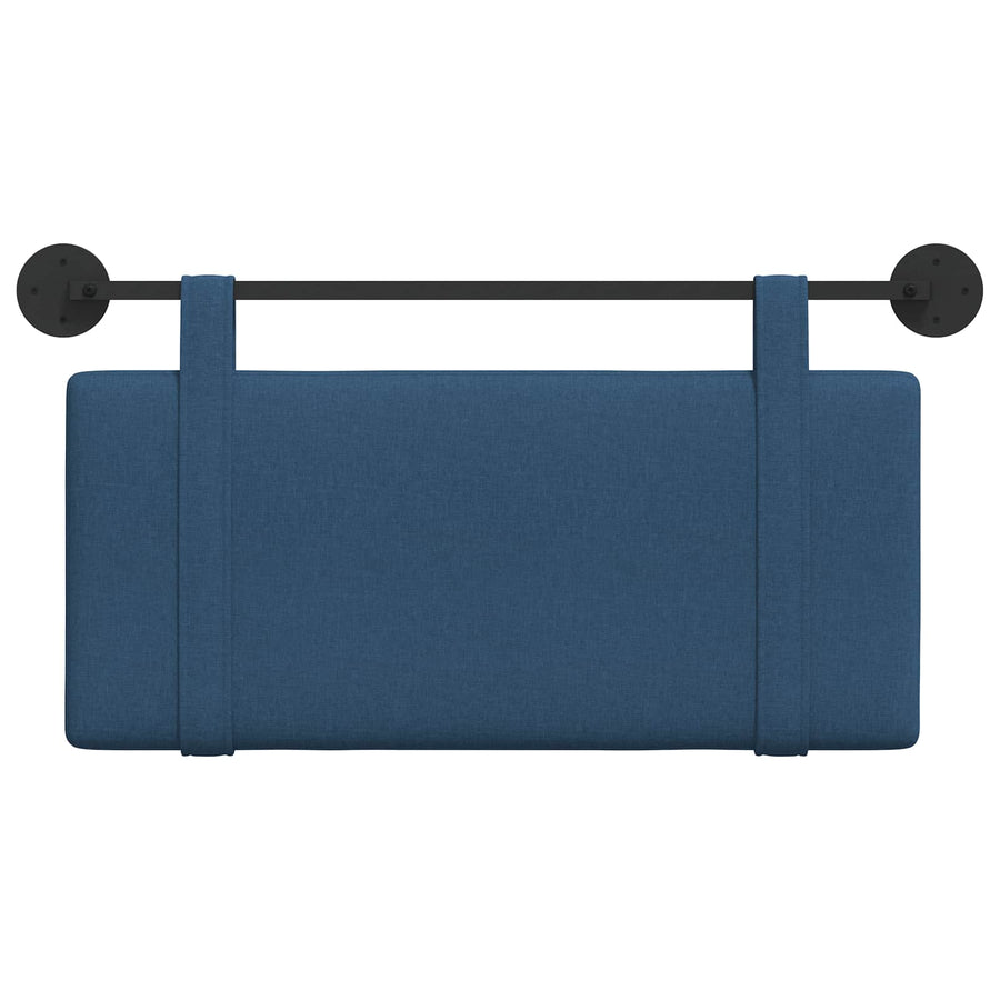 Hangend Hoofdeinde Wandgemonteerd Blauw 90 x 55 x 5 cm Stof