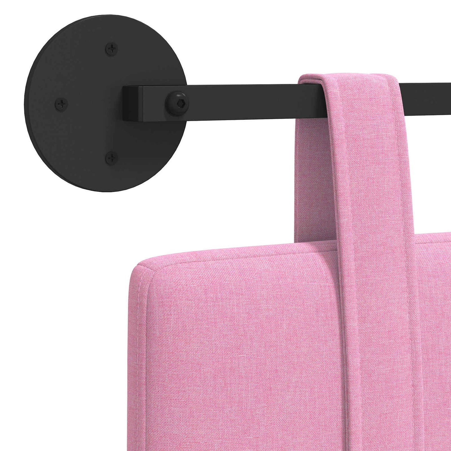 Hangend Hoofdeinde Wandgemonteerd Roze 90 x 55 x 5 cm Stof