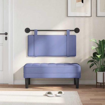 Hangend Hoofdeinde Effen Jeans Blauw 90 x 55 x 5 cm Stof