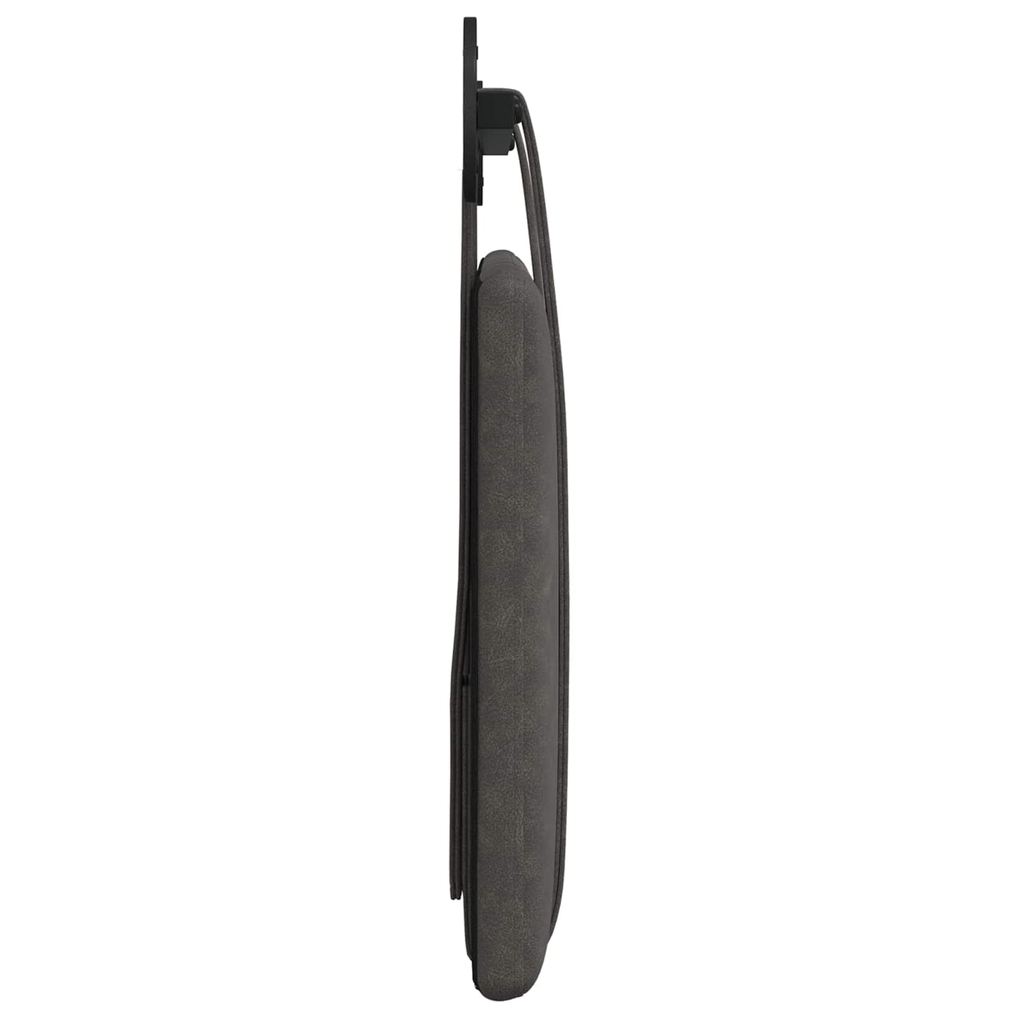Hangend Hoofdeinde Effen Zwart 90 x 55 x 5 cm Antiek PU