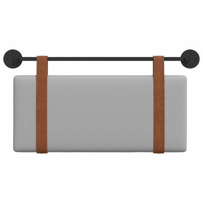 Hangend Hoofdeinde Effen Wolkengrijs 80 x 40 cm Bewerkt hout