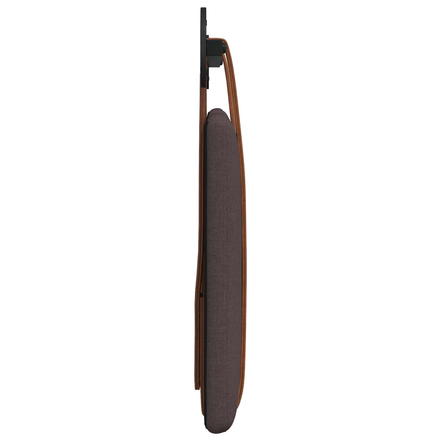 Hangend Hoofdeinde Effen Donkerbruin 80 x 40 cm Bewerkt hout