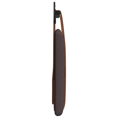 Hangend Hoofdeinde Effen Donkerbruin 80 x 40 cm Bewerkt hout