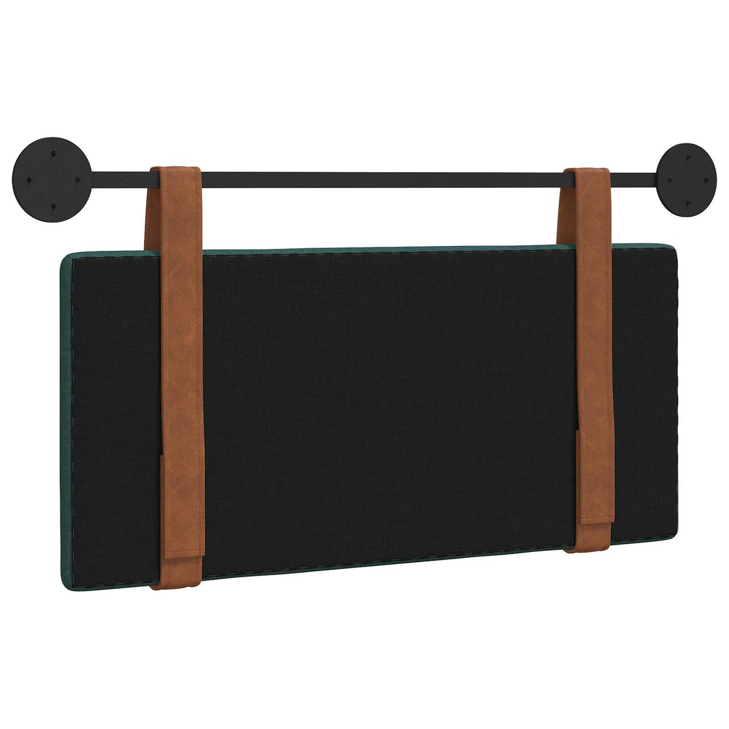 Hangend Hoofdeinde Effen Donkergroen 80 x 40 cm Bewerkt hout