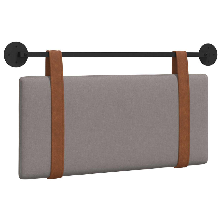 Hangend Hoofdeinde Wandgemonteerd Taupe 80 x 40 cm Bewerkt hout