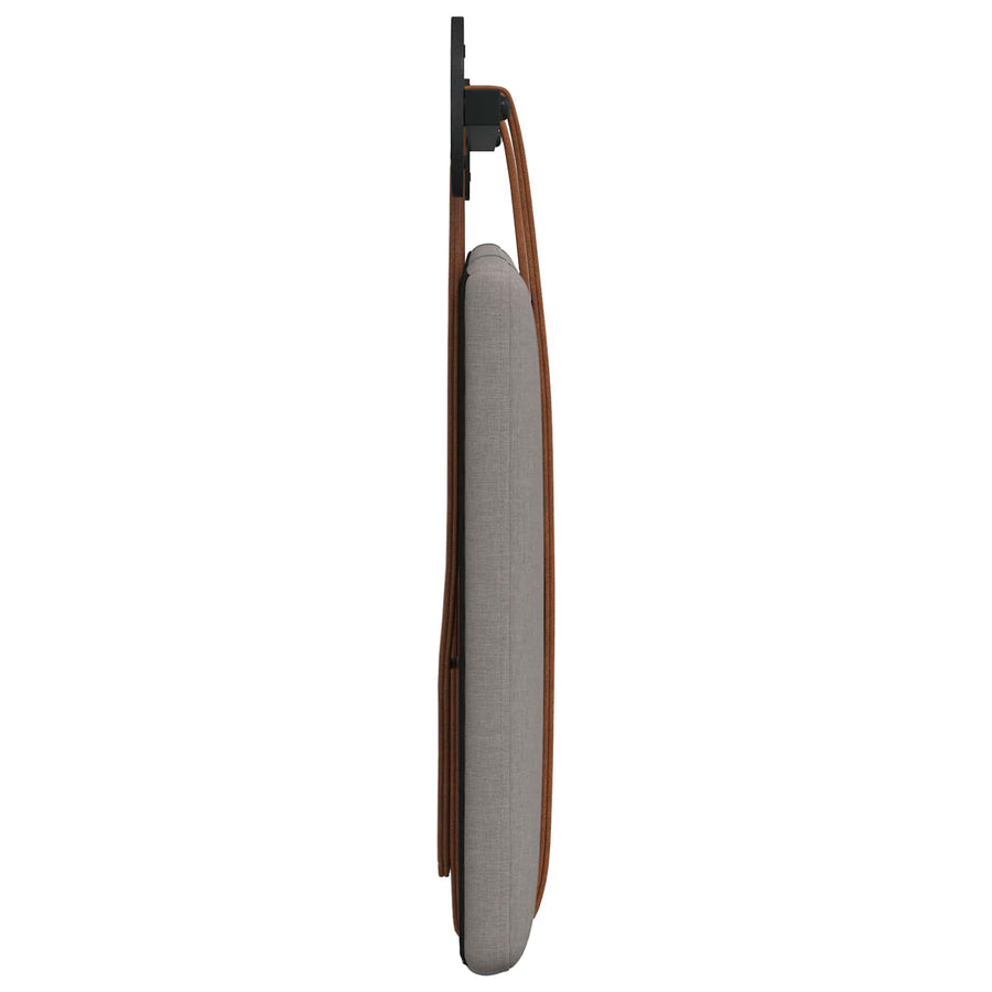 Hangend Hoofdeinde Wandgemonteerd Taupe 80 x 40 cm Bewerkt hout
