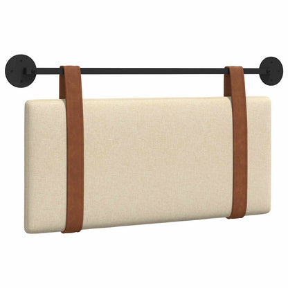 Hangend Hoofdeinde Wandgemonteerd Crème 80 x 40 cm Bewerkt hout