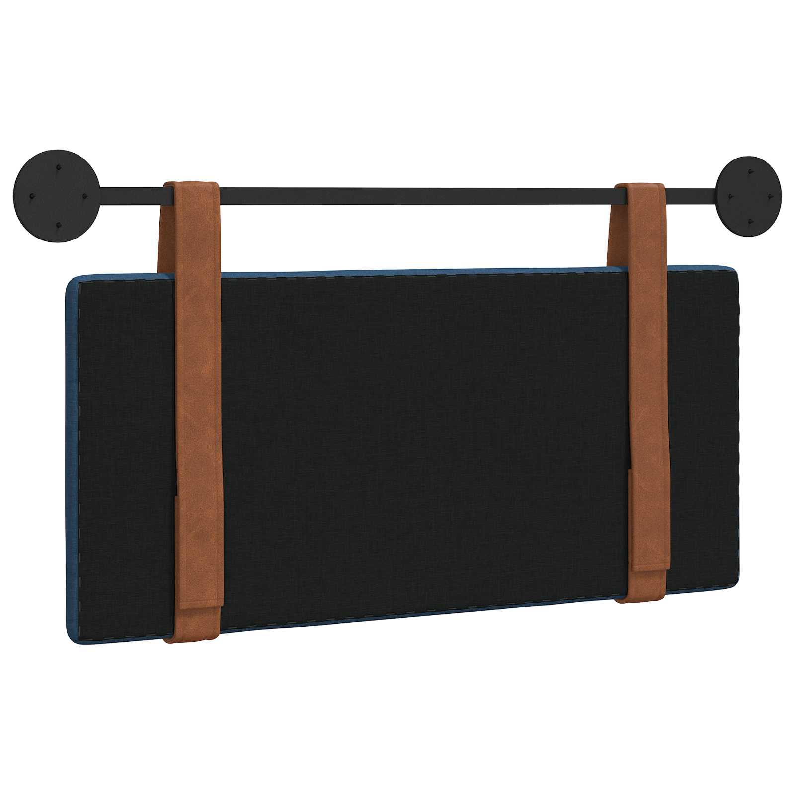 Hangend Hoofdeinde Wandgemonteerd Blauw 80 x 40 cm Bewerkt hout