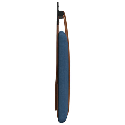 Hangend Hoofdeinde Wandgemonteerd Blauw 80 x 40 cm Bewerkt hout