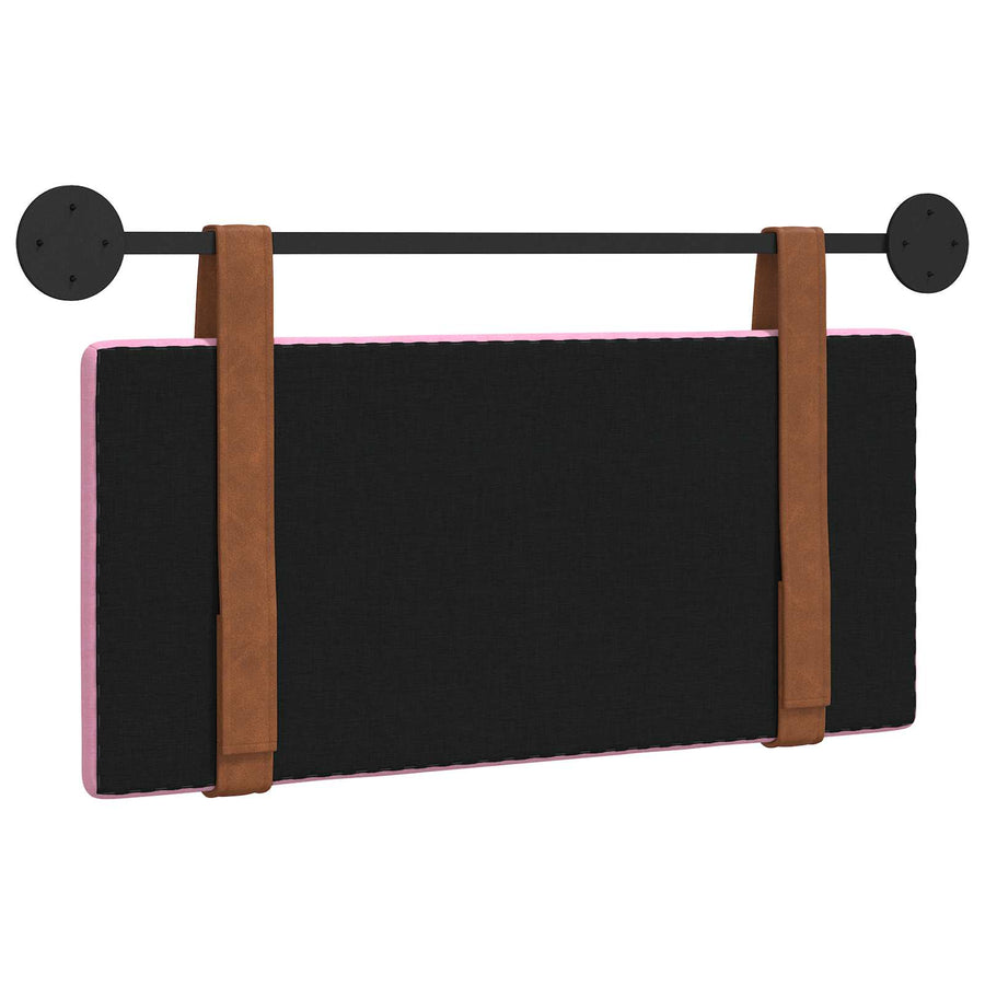 Hangend Hoofdeinde Wandgemonteerd Roze 80 x 40 cm Bewerkt hout