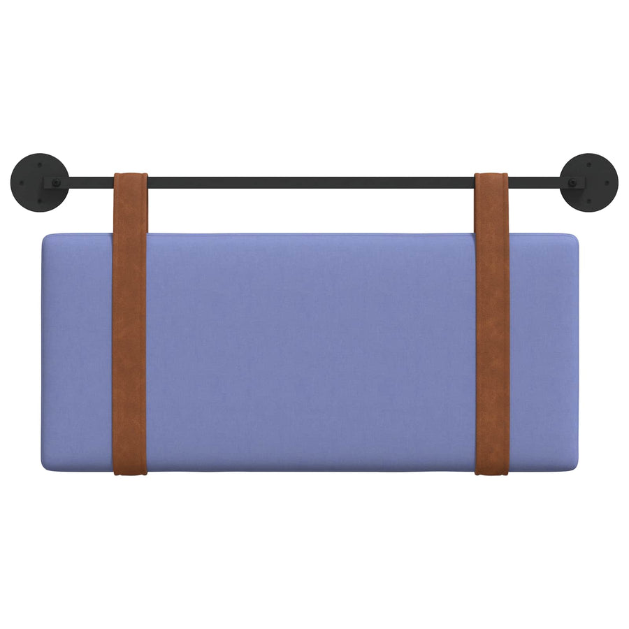 Hangend Hoofdeinde Effen Jeans Blauw 80 x 40 cm Bewerkt hout