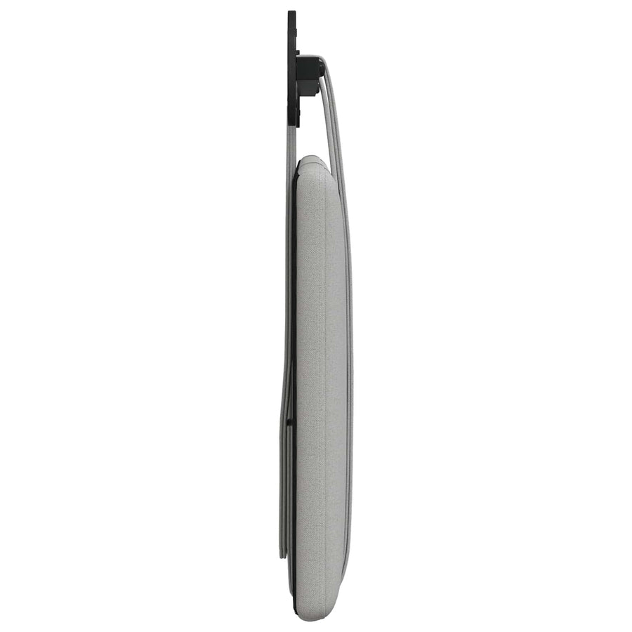 Hangend Hoofdeinde Effen Wolkengrijs 100 x 55 x 5 cm Stof