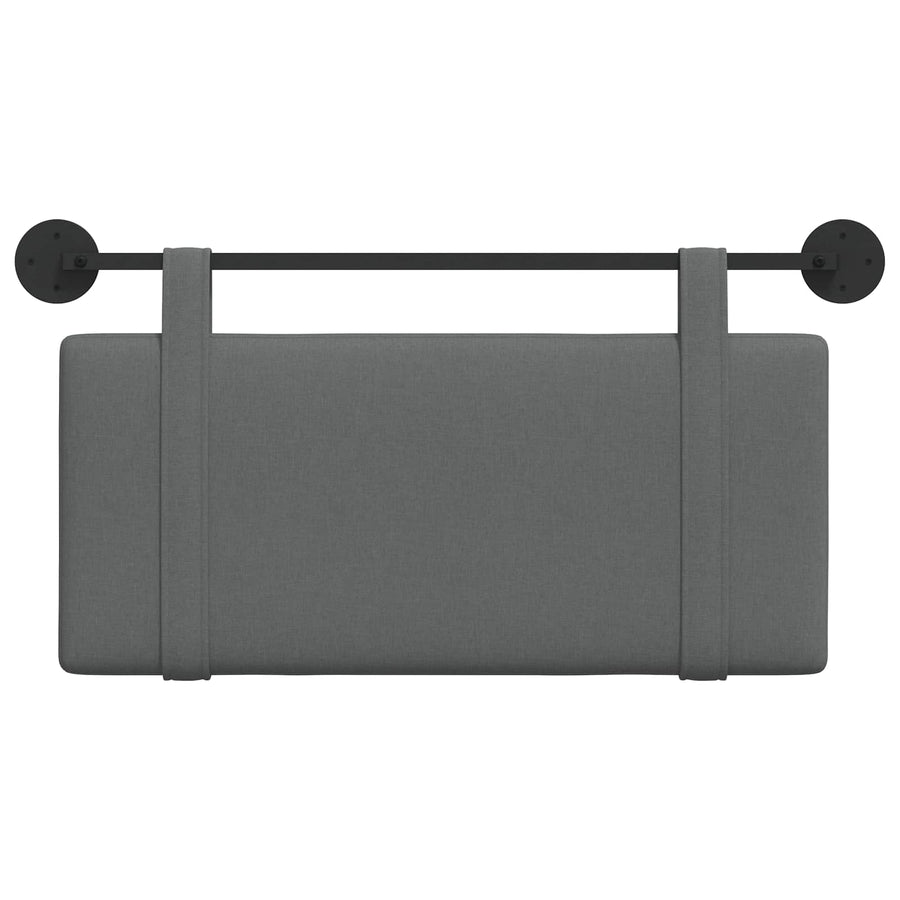 Hangend Hoofdeinde Effen Donkergrijs 100 x 55 x 5 cm Stof