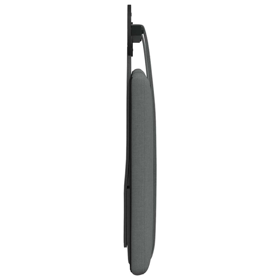 Hangend Hoofdeinde Effen Donkergrijs 100 x 55 x 5 cm Stof