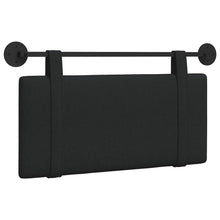 Hangend Hoofdeinde Wandgemonteerd Zwart 100 x 55 x 5 cm Stof