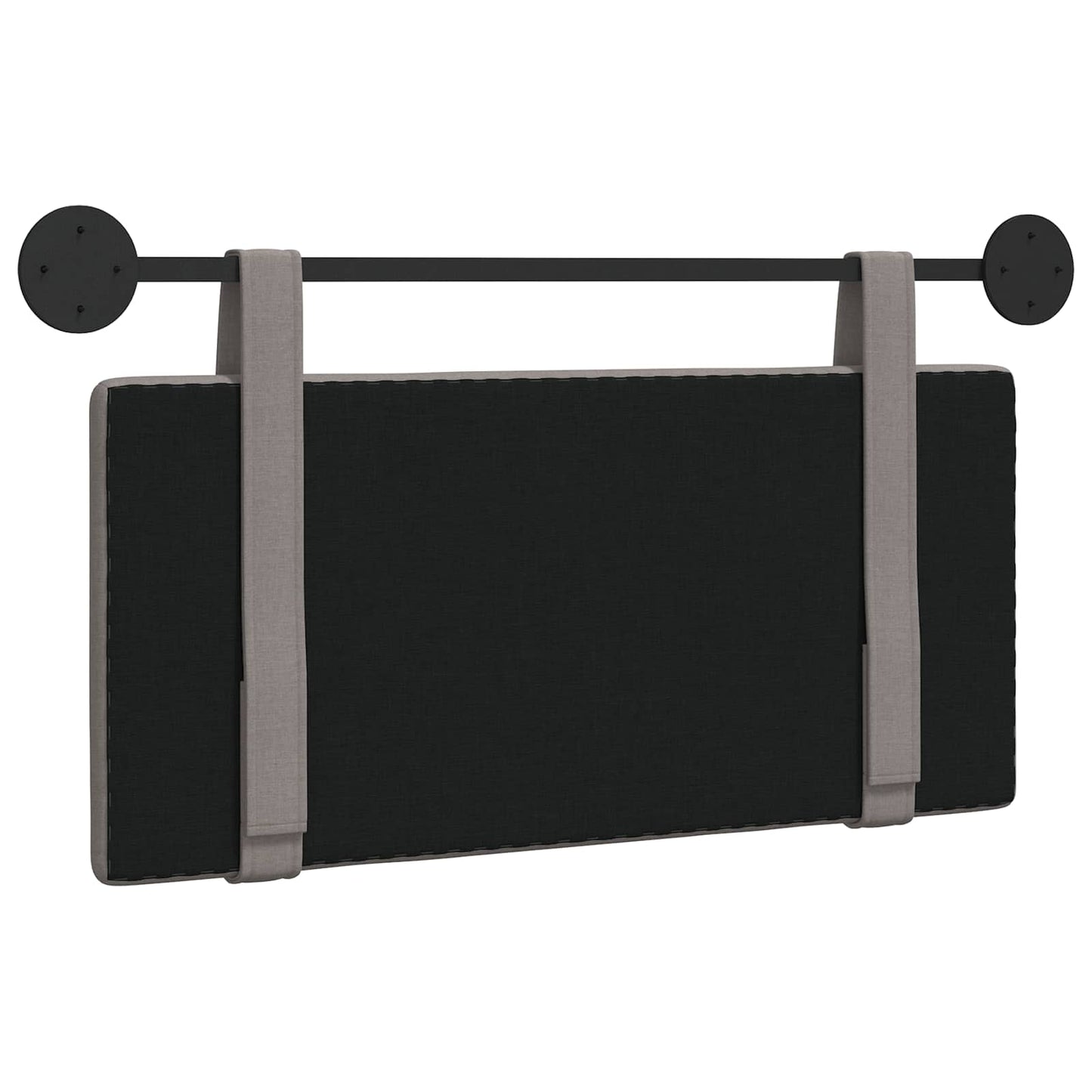 Hangend Hoofdeinde Wandgemonteerd Taupe 100 x 55 x 5 cm Stof
