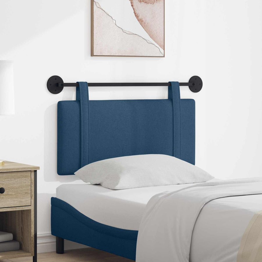 Hangend Hoofdeinde Wandgemonteerd Blauw 100 x 55 x 5 cm Stof