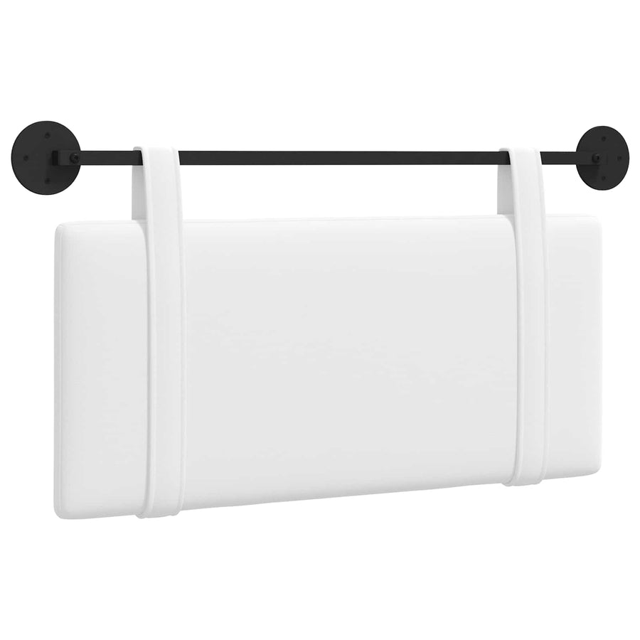 Hangend Hoofdeinde Wandgemonteerd Wit 100 x 55 x 5 cm Stof