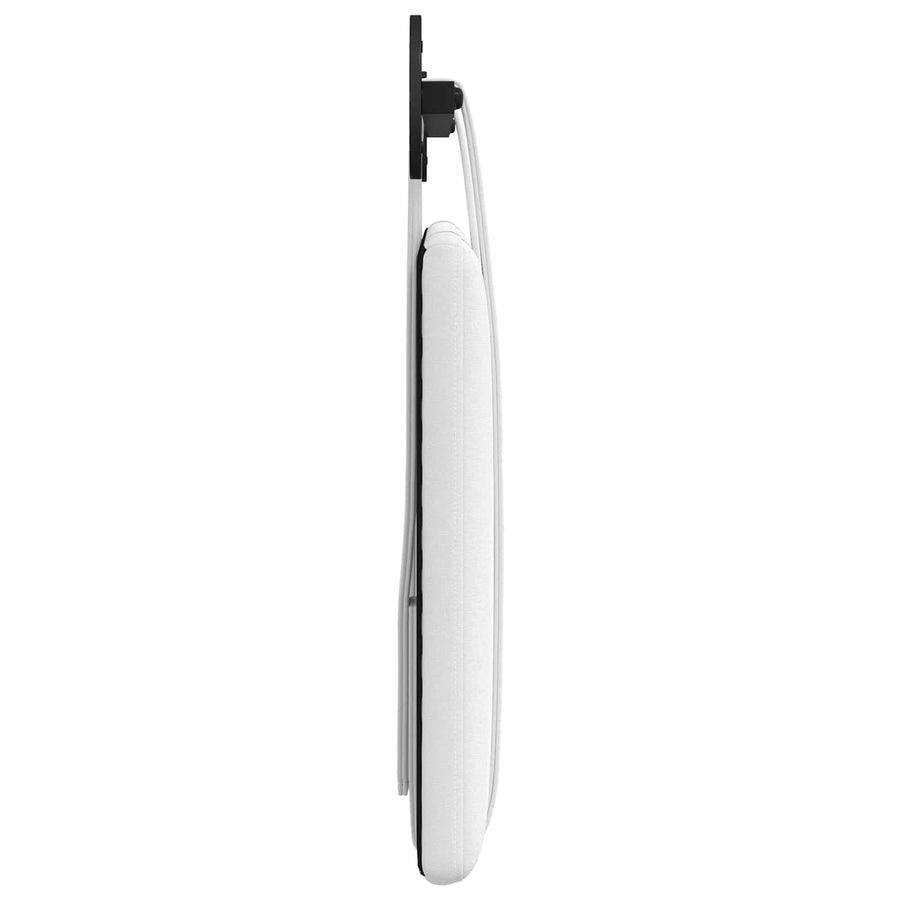 Hangend Hoofdeinde Wandgemonteerd Wit 100 x 55 x 5 cm Stof