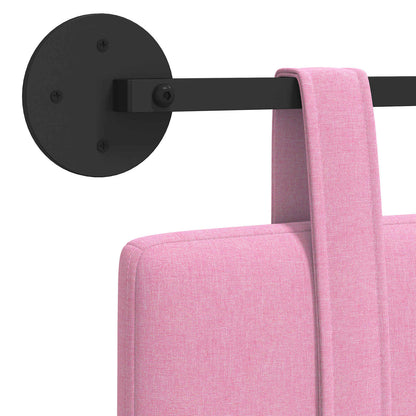 Hangend Hoofdeinde Wandgemonteerd Roze 100 x 55 x 5 cm Stof