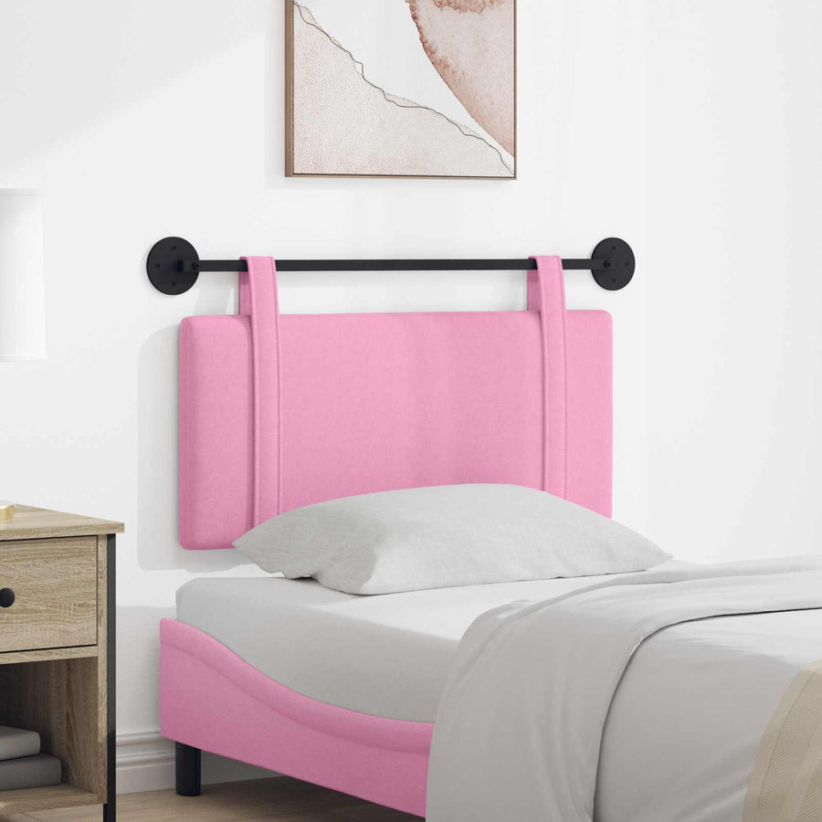 Hangend Hoofdeinde Wandgemonteerd Roze 100 x 55 x 5 cm Stof